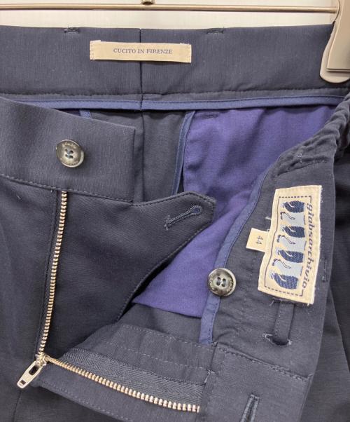 giab's ARCHIVIO（ジャブス アルキヴィオ）giab's ARCHIVIO (ジャブス アルキヴィオ) イージースラックス ネイビー サイズ:44の古着・服飾アイテム