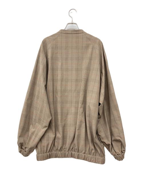journal standard luxe（ジャーナルスタンダード ラックス）JOURNAL STANDARD LUXE (ジャーナルスタンダード ラックス) TRチェック Zipブルゾン ベージュ サイズ:不明の古着・服飾アイテム