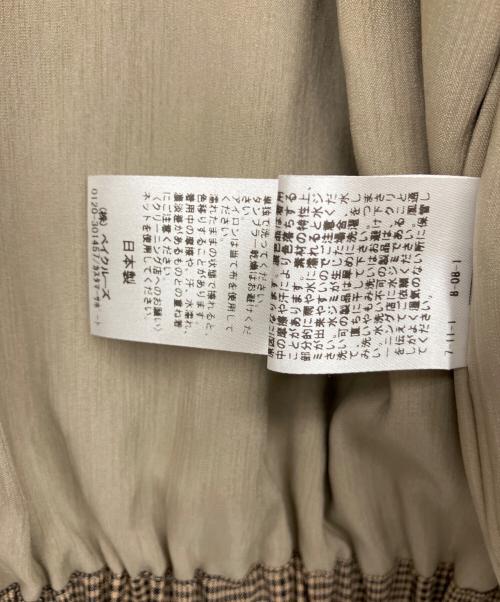 journal standard luxe（ジャーナルスタンダード ラックス）JOURNAL STANDARD LUXE (ジャーナルスタンダード ラックス) TRチェック Zipブルゾン ベージュ サイズ:不明の古着・服飾アイテム