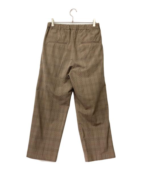 journal standard luxe（ジャーナルスタンダード ラックス）JOURNAL STANDARD LUXE (ジャーナルスタンダード ラックス) TRチェックパンツ ブラウン サイズ:Sの古着・服飾アイテム