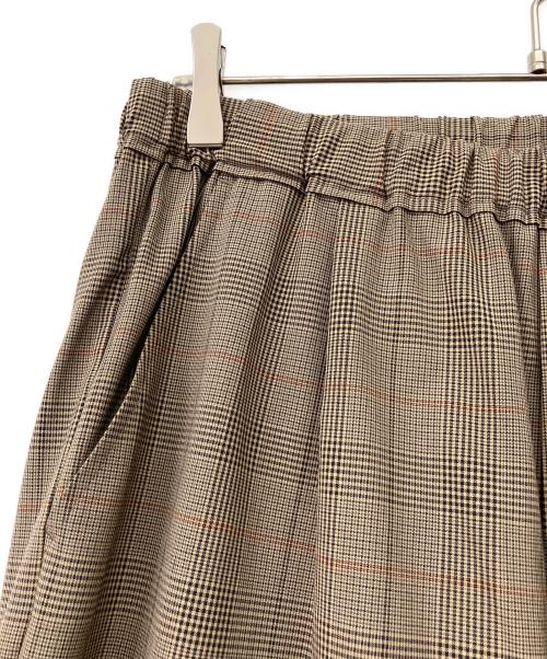 journal standard luxe（ジャーナルスタンダード ラックス）JOURNAL STANDARD LUXE (ジャーナルスタンダード ラックス) TRチェックパンツ ブラウン サイズ:Sの古着・服飾アイテム