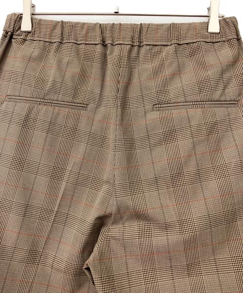 journal standard luxe（ジャーナルスタンダード ラックス）JOURNAL STANDARD LUXE (ジャーナルスタンダード ラックス) TRチェックパンツ ブラウン サイズ:Sの古着・服飾アイテム