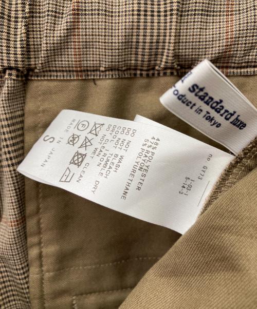 journal standard luxe（ジャーナルスタンダード ラックス）JOURNAL STANDARD LUXE (ジャーナルスタンダード ラックス) TRチェックパンツ ブラウン サイズ:Sの古着・服飾アイテム