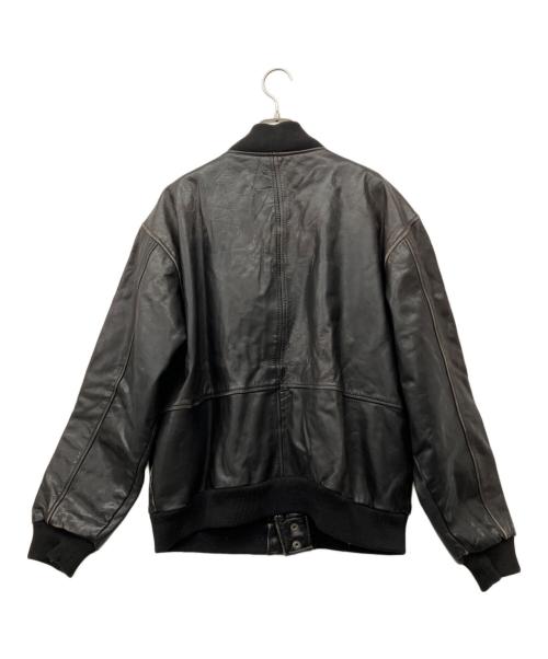 BANANA REPUBLIC（バナナリパブリック）BANANA REPUBLIC (バナナリパブリック) レザージャケット ブラック サイズ:Lの古着・服飾アイテム