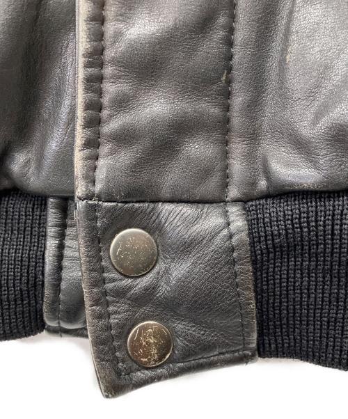 BANANA REPUBLIC（バナナリパブリック）BANANA REPUBLIC (バナナリパブリック) レザージャケット ブラック サイズ:Lの古着・服飾アイテム