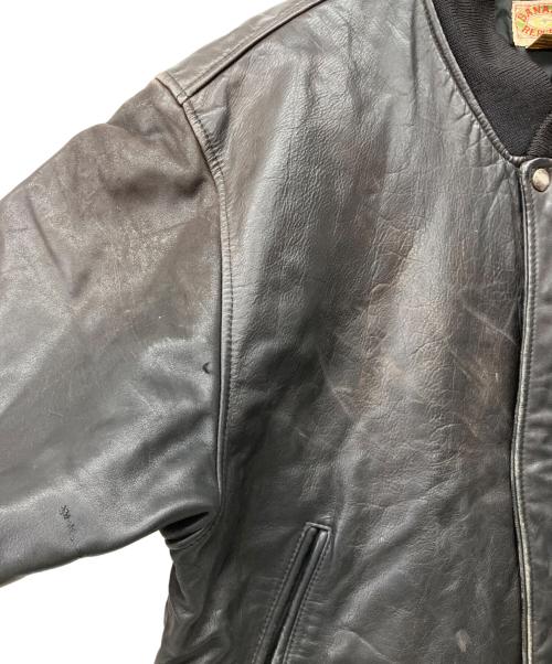 BANANA REPUBLIC（バナナリパブリック）BANANA REPUBLIC (バナナリパブリック) レザージャケット ブラック サイズ:Lの古着・服飾アイテム