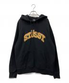 stussyステューシー）の古着「パーカー」｜ブラック