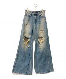 SLY（スライ）の古着「ダメージデニムパンツ」