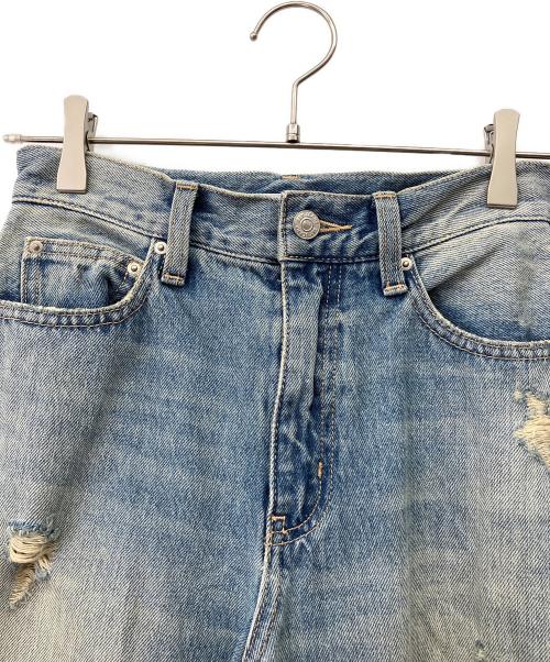 SLY（スライ）SLY (スライ) ダメージデニムパンツ サイズ:０の古着・服飾アイテム