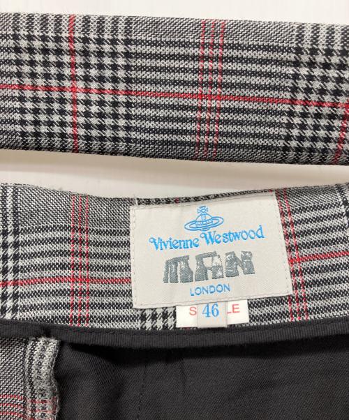 Vivienne Westwood man（ヴィヴィアン ウェストウッド マン）Vivienne Westwood man (ヴィヴィアン ウェストウッド マン) ウールスラックス サイズ:46の古着・服飾アイテム
