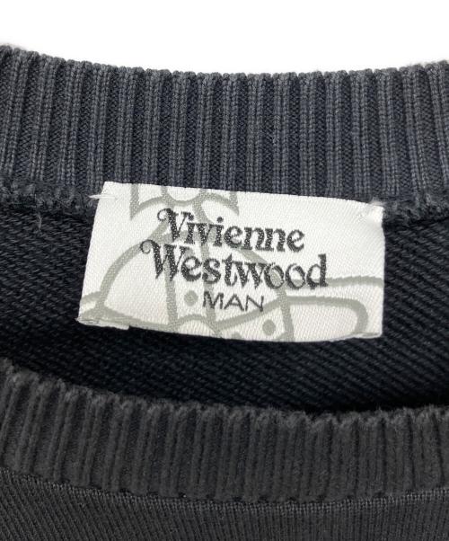 Vivienne Westwood man（ヴィヴィアン ウェストウッド マン）Vivienne Westwood man (ヴィヴィアン ウェストウッド マン) ビッグシルエットスウェット ブラック サイズ:不明の古着・服飾アイテム