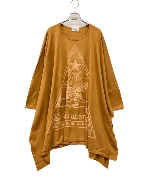 Vivienne Westwood man（ヴィヴィアン ウェストウッド マン）Vivienne Westwood man (ヴィヴィアン ウェストウッド マン) ビッグシルエットTシャツ マスタード サイズ:不明の古着・服飾アイテム