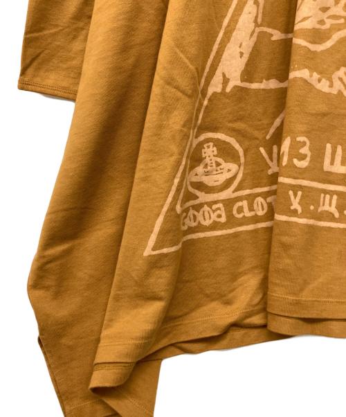 Vivienne Westwood man（ヴィヴィアン ウェストウッド マン）Vivienne Westwood man (ヴィヴィアン ウェストウッド マン) ビッグシルエットTシャツ マスタード サイズ:不明の古着・服飾アイテム