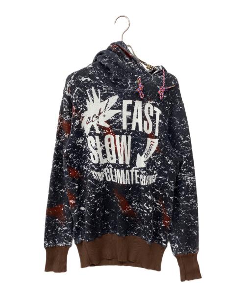 Vivienne Westwood man（ヴィヴィアン ウェストウッド マン）Vivienne Westwood man (ヴィヴィアン ウェストウッド マン) パーカー ブラック サイズ:44 未使用品の古着・服飾アイテム