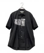 COMME des GARCONS SHIRTコムデギャルソンシャツ）の古着「半袖シャツ」｜ブラック