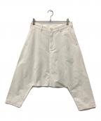COMME des GARCONS HOMME PLUSコムデギャルソンオムプリュス）の古着「サルエルパンツ」｜ホワイト