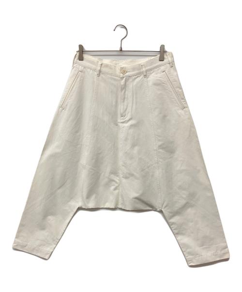 COMME des GARCONS HOMME PLUS（コムデギャルソンオムプリュス）COMME des GARCONS HOMME PLUS (コムデギャルソンオムプリュス) サルエルパンツ ホワイト サイズ:XS 未使用品の古着・服飾アイテム
