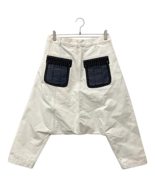 COMME des GARCONS HOMME PLUS（コムデギャルソンオムプリュス）COMME des GARCONS HOMME PLUS (コムデギャルソンオムプリュス) サルエルパンツ ホワイト サイズ:XS 未使用品の古着・服飾アイテム