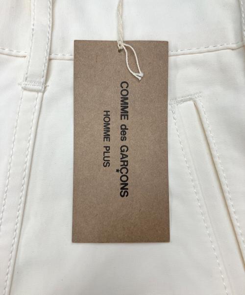 COMME des GARCONS HOMME PLUS（コムデギャルソンオムプリュス）COMME des GARCONS HOMME PLUS (コムデギャルソンオムプリュス) サルエルパンツ ホワイト サイズ:XS 未使用品の古着・服飾アイテム