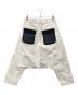 COMME des GARCONS HOMME PLUS (コムデギャルソンオムプリュス) サルエルパンツ ホワイト サイズ:XS 未使用品：18000円