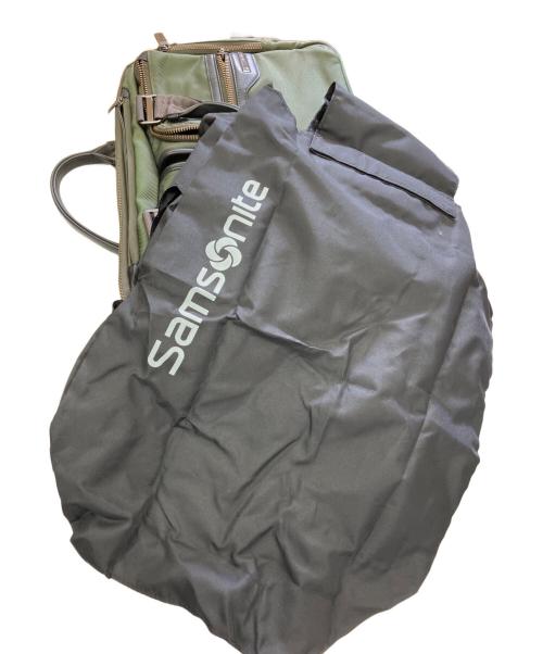 Samsonite（サムソナイト）Samsonite (サムソナイト) ブリーフケース グリーンの古着・服飾アイテム