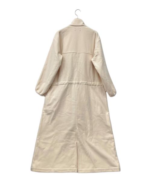 MEYAME（メヤメ）MEYAME (メヤメ) フリース スナップ ロング ドレス ワンピース アイボリー サイズ:FREEの古着・服飾アイテム