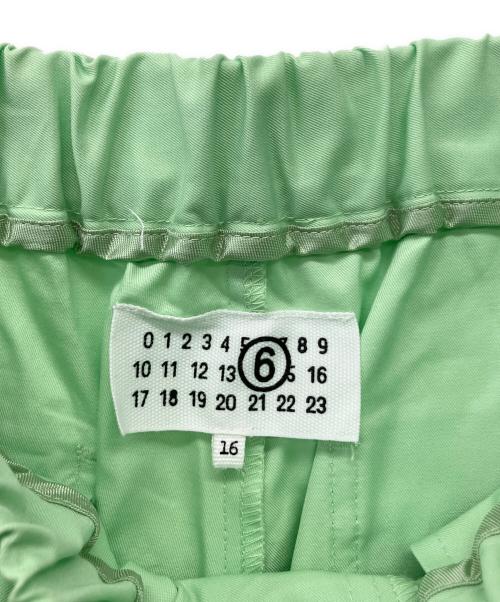 MM6 Maison Margiela（エムエムシックスメゾンマルジェラ）MM6 Maison Margiela (エムエムシックスメゾンマルジェラ) カーゴパンツ 黄緑 サイズ:16 Yの古着・服飾アイテム
