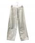 MM6 Maison Margiela（エムエムシックスメゾンマルジェラ）の古着「デニムパンツ」｜ホワイト×シルバー