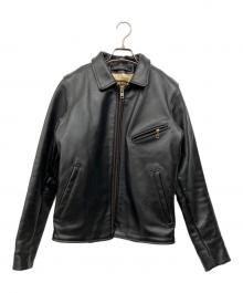 VANSON（バンソン）の古着「レザージャケット」｜ブラック