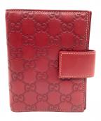 GUCCIグッチ）の古着「手帳カバー」｜レッド