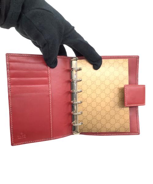 GUCCI（グッチ）GUCCI (グッチ) 手帳カバー レッドの古着・服飾アイテム
