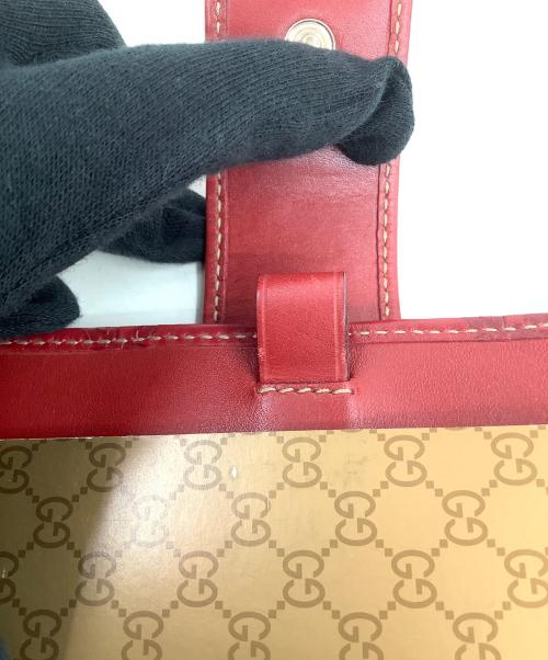 GUCCI（グッチ）GUCCI (グッチ) 手帳カバー レッドの古着・服飾アイテム