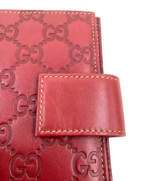 GUCCI（グッチ）GUCCI (グッチ) 手帳カバー レッドの古着・服飾アイテム