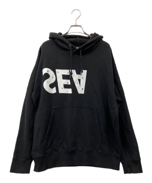 WIND AND SEA（ウィンダンシー）WIND AND SEA (ウィンダンシー) GOD SELECTION XXX (ゴッドセレクショントリプルエックス) プルオーバーパーカー ブラック サイズ:Mの古着・服飾アイテム