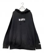 PLAY BOY×GOD SELECTION XXXプレイボーイ×ゴッドセレクショントリプルエックス）の古着「プルオーバーパーカー」｜ブラック