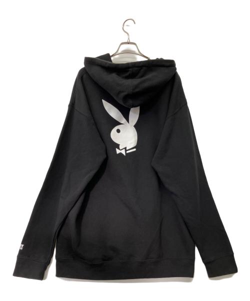 PLAY BOY（プレイボーイ）PLAY BOY (プレイボーイ) GOD SELECTION XXX (ゴッドセレクショントリプルエックス) プルオーバーパーカー ブラック サイズ:Lの古着・服飾アイテム