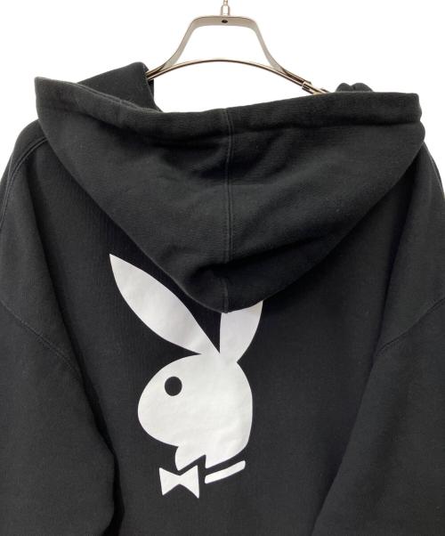 PLAY BOY（プレイボーイ）PLAY BOY (プレイボーイ) GOD SELECTION XXX (ゴッドセレクショントリプルエックス) プルオーバーパーカー ブラック サイズ:Lの古着・服飾アイテム