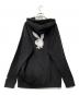 PLAY BOY (プレイボーイ) GOD SELECTION XXX (ゴッドセレクショントリプルエックス) プルオーバーパーカー ブラック サイズ:L：9000円