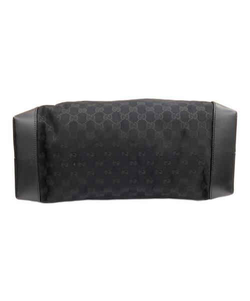 GUCCI（グッチ）GUCCI (グッチ) GGキャンバストートバッグ ブラックの古着・服飾アイテム