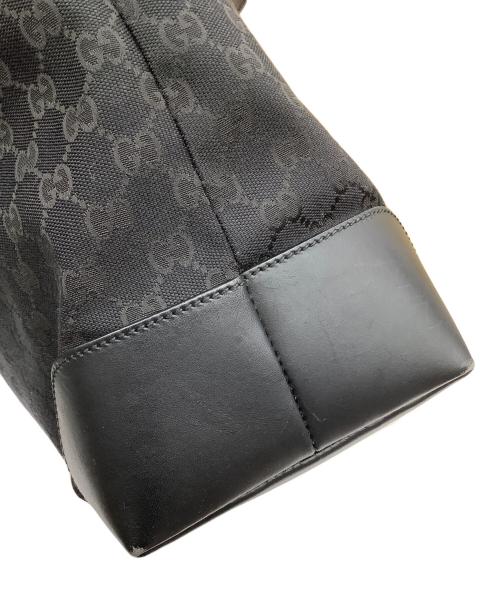 GUCCI（グッチ）GUCCI (グッチ) GGキャンバストートバッグ ブラックの古着・服飾アイテム