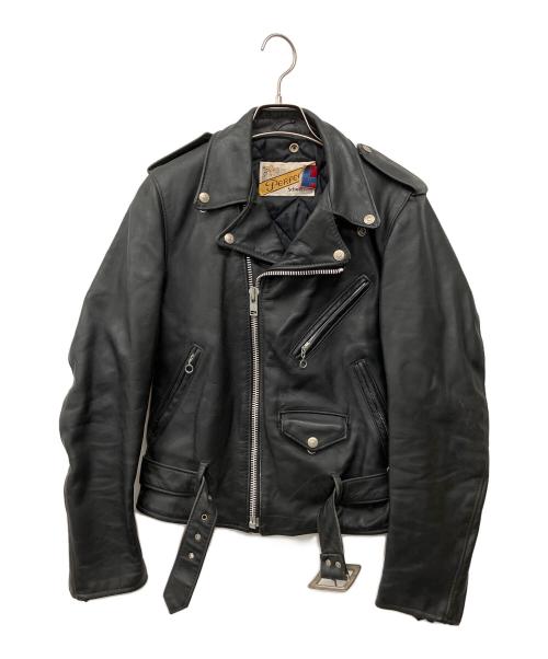 Schott（ショット）Schott (ショット) ライダースジャケット ブラック サイズ:34の古着・服飾アイテム