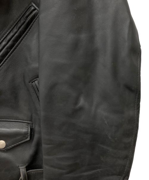 Schott（ショット）Schott (ショット) ライダースジャケット ブラック サイズ:34の古着・服飾アイテム