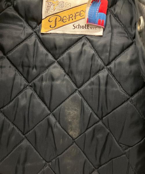 Schott（ショット）Schott (ショット) ライダースジャケット ブラック サイズ:34の古着・服飾アイテム