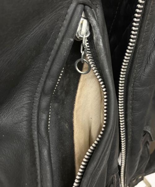 Schott（ショット）Schott (ショット) ライダースジャケット ブラック サイズ:34の古着・服飾アイテム