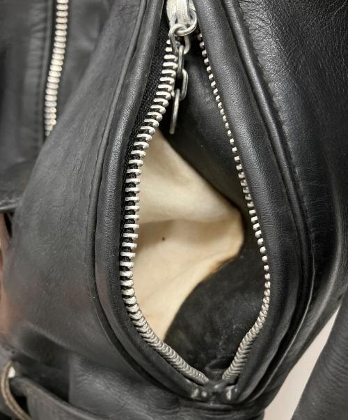 Schott（ショット）Schott (ショット) ライダースジャケット ブラック サイズ:34の古着・服飾アイテム