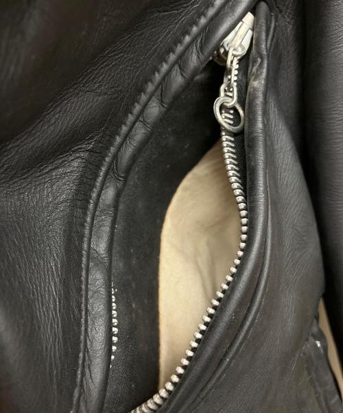 Schott（ショット）Schott (ショット) ライダースジャケット ブラック サイズ:34の古着・服飾アイテム