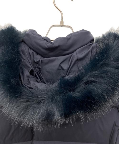 green label relaxing（グリーンレーベルリラクシング）green label relaxing (グリーンレーベルリラクシング) フードロングダウンコート ネイビー サイズ:Mの古着・服飾アイテム