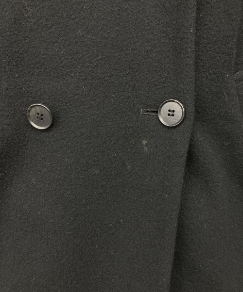 PUBLIC TOKYO（パブリックトウキョウ）PUBLIC TOKYO (パブリックトウキョウ) オーバーヨーク ロングチェスターコート ブラック サイズ:2の古着・服飾アイテム