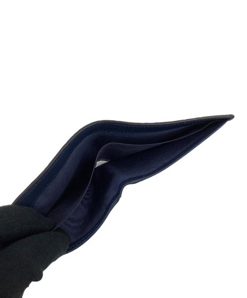 GUCCI（グッチ）GUCCI (グッチ) NEW YORK YANKEES (ニューヨークヤンキース) グッチシマ　2つ折り札入れ ネイビーの古着・服飾アイテム