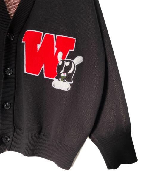 whiteland Blackburn（ホワイトランドブラックバーン）WHITELAND BLACKBURN (ホワイトランドブラックバーン) 厚手カーディガン ブラック サイズ:2の古着・服飾アイテム